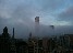 Foggy Eureka Tower, Melbourne