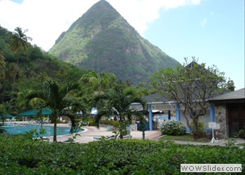Resort in St. Lucia, West Indies